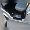 Накладки на пороги Volkswagen T6 Transporter 2015-2019 (нержавеющая сталь) (3 шт)
