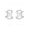 Накладки на зеркала Fiat Ducato 3 фургон 2006-2024 (Abs-хром)