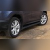 Комплект порогов Toyota RAV 4 IV (CA40) 2012 - 2015 (копия оригинала - OEM Style)