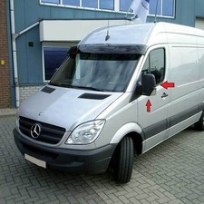 Накладки на зеркала Mercedes Sprinter W906 2006-2018 (чёрный глянец)