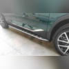 Пороги, подножки, ступени Haval F7 I 2019-2024 (OEM Style)