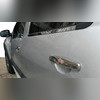 Накладки на дверные ручки (нержавеющая сталь) Renault Sandero 2008-2013