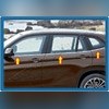 Нижние молдинги стекол (нержавеющая сталь) BMW X5 2006-2013