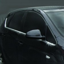 Нижние молдинги стекол (нержавеющая сталь) (хэтчбек 5 дверей) Opel Astra J 2010-нв
