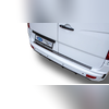 Накладка на задний бампер Mercedes Sprinter W906 2006-2018 (шлифованная нержавеющая сталь)