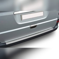 Накладка на задний бампер Mercedes-Benz Vito 2010-2014 (полированная)