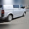 Комплект порогов из полированной нержавеющий стали, модель "Hector" (длинная база)