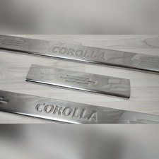 Накладки на пороги Toyota Corolla 2005-2013