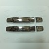 Накладки на дверные ручки (нержавеющая сталь)(без сенсора) Nissan Pathfinder R51 2005-2014