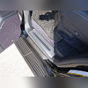 Накладки на пороги (лист шлифованный) Lexus LX-570 Sport 2014-2015