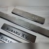Накладки на пороги "Premium" Subaru XV 2011-2015