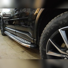 Пороги, подножки, ступени Hyundai ix35 2010-2015, модель "Zirkon"