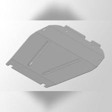 Защита картера (алюминий) 4 мм Citroen C4 Aircross 2012-2017
