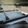 Багажник на крышу, аэродинамический с замком (цвет черный, 135 см)