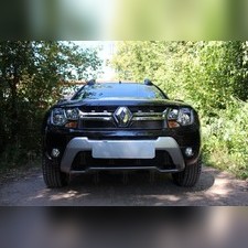 Защита радиатора нижняя, Renault Duster 2015 - 2020 "Стандарт черная"