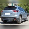 Защита заднего бампера (одинарная) 53 мм Mazda CX-5 2015-2017