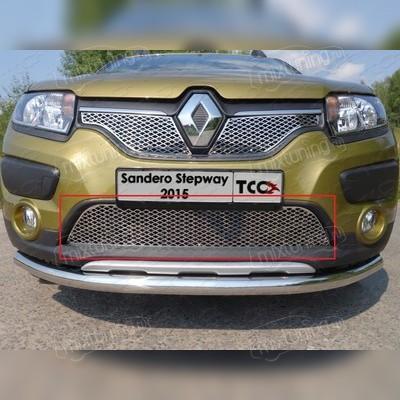 Накладка на решетку радиатора, нижняя (лист) Renault Sandero Stepway (5S) 2014-2018