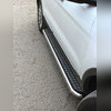 Пороги труба с алюминиевым листом (для комплектации "Sport") 60 мм Ford Explorer 2010-2015