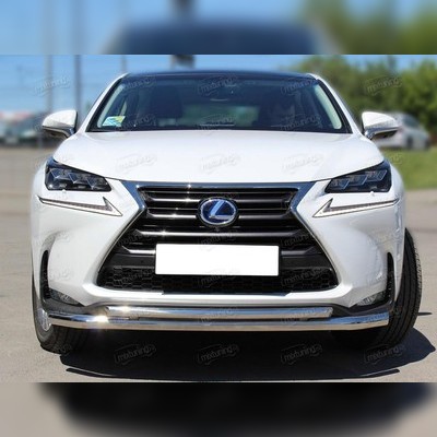 Дуга передняя низкая (радиусная двойная) 60 / 53 мм Lexus NX 2014-2017