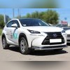 Дуга передняя по низу бампера (радиусная одинарная) 60 мм Lexus NX 2014-2021