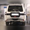 Защита заднего бампера "уголки" 60 / 43 мм Mitsubishi Pajero 2014-нв