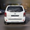 Защита заднего бампера (радиусная) 76 мм Nissan Pathfinder 2010-2014