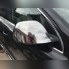Накладки на зеркала (нержавеющая сталь) Audi Q7 2010-2015