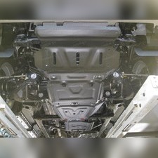 Защита радиатора, картера, кпп и раздаточной коробки Toyota Hilux 2015 - нв (сталь 2 мм)