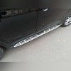 Пороги, подножки, ступени Hyundai Tucson 2015-2020 (копия оригинала - OEM Style)