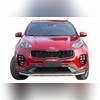 Накладка на передний бампер Kia Sportage 2016-2018
