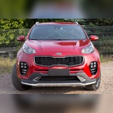 Накладка на передний бампер Kia Sportage 2016-2018