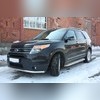 Пороги труба с площадкой (алюминиевый лист) d 60.3 мм