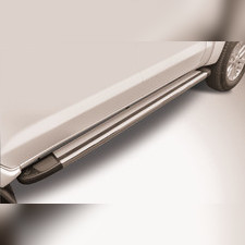 Комплект алюминиевых порогов, модель "Luxe Silver"
