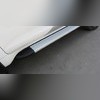 Комплект алюминиевых порогов, модель "Optima Silver"