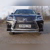 Накладка на решетку радиатора, нижняя (лист) Lexus LX450 2015-нв