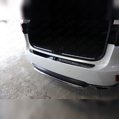 Накладка на задний бампер (лист зеркальный) Lexus RX200t / RX300 / RX350 / RX450h (AL20) 2015-нв