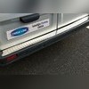 Накладка на задний бампер (нержавеющая сталь) Opel Vivaro 2001-2014 (шлифованная)