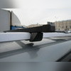 Багажник на рейлинги прямоугольный "Крепыш", длинна поперечин 130 сантиметров.
