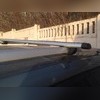 Багажник на рейлинги аэродинамический "Крепыш Аэро", длинна поперечин 140 сантиметров.