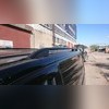 Рейлинги алюминиевые на Volkswagen T6 Caravelle 2015 - нв (длинная база, черные)