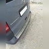 Накладка на задний бампер с загибом (сталь)