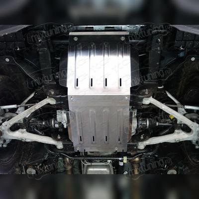 Защита картера (алюминий) 4мм Cadillac Escalade 2014-нв