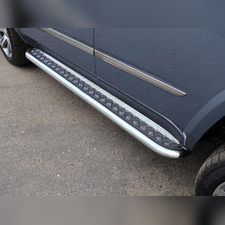 Пороги с площадкой 60,3 мм Cadillac Escalade 2015-2020