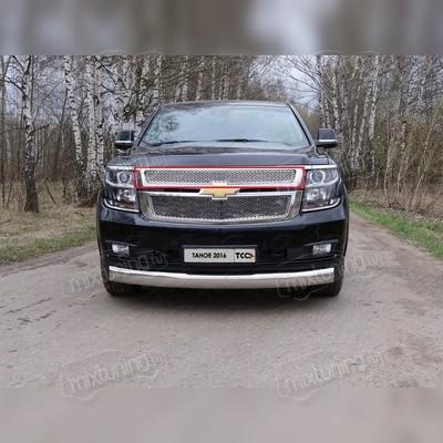 Накладка на решетку радиатора, верхняя (лист) Chevrolet Tahoe 2014-2020