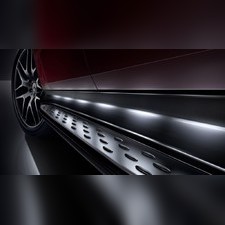 Пороги Mercedes-Benz GLE Coupe 2015 - 2019 C292 (с подсветкой OEM)
