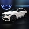 Пороги Mercedes-Benz GLE Coupe 2015 - 2019 C292 (с подсветкой OEM)
