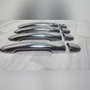 Накладки на дверные ручки (нержавеющая сталь) (под сенсор) Renault Kaptur 2012-2019