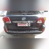 Накладка на задний бампер Toyota Land Cruiser 200 2016 - нв (полированная)