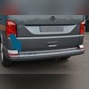 Накладка на нижнюю кромку крышки багажника Volkswagen T6 Multivan 2015-2019 (нержавеющая сталь)