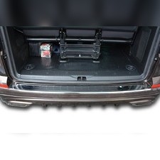 Накладка на задний бампер Volkswagen T6 Caravelle 2015-2020 (нержавеющая сталь)